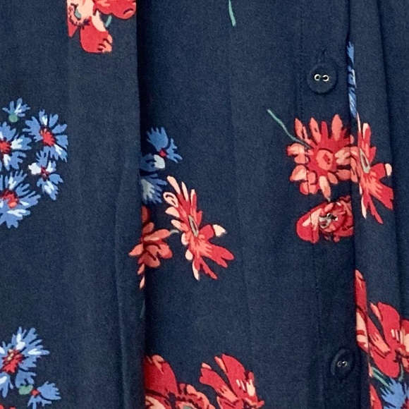 abercrombie & Fitch Floral Print Dress Sz Youth M - Picture 8 of 16